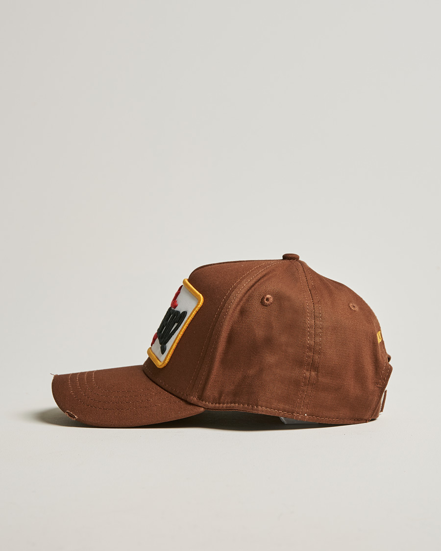 Hombres | Dsquared2 D2 Patch Baseball Cap Hazel | Dsquared2 | D2 Patch Baseball Cap Hazel