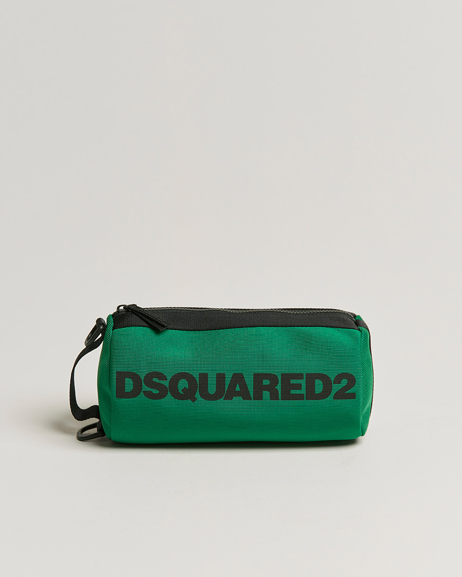 Hombres | Dsquared2 Nylon Beauty Case Green | Dsquared2 | Nylon Beauty Case Green