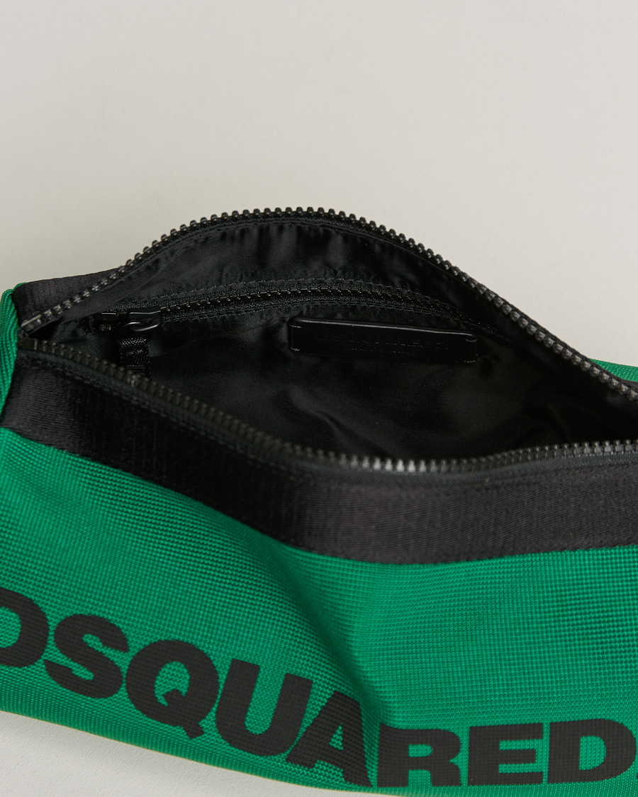 Hombres | Dsquared2 Nylon Beauty Case Green | Dsquared2 | Nylon Beauty Case Green