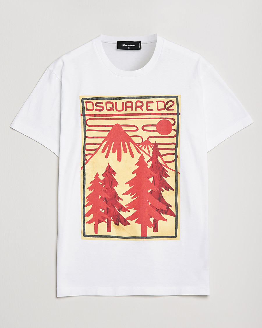 Hombres | Camisetas | Dsquared2 | Mountain Cool Tee White