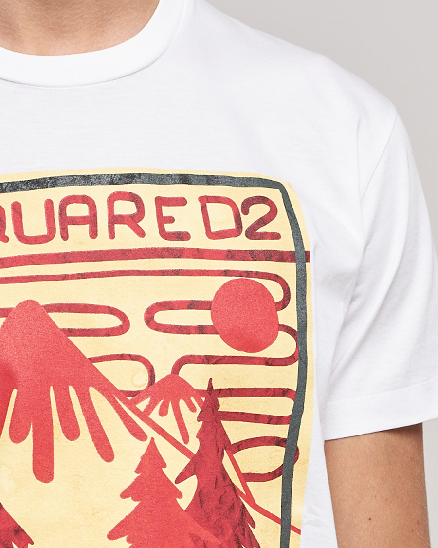 Hombres | Camisetas | Dsquared2 | Mountain Cool Tee White