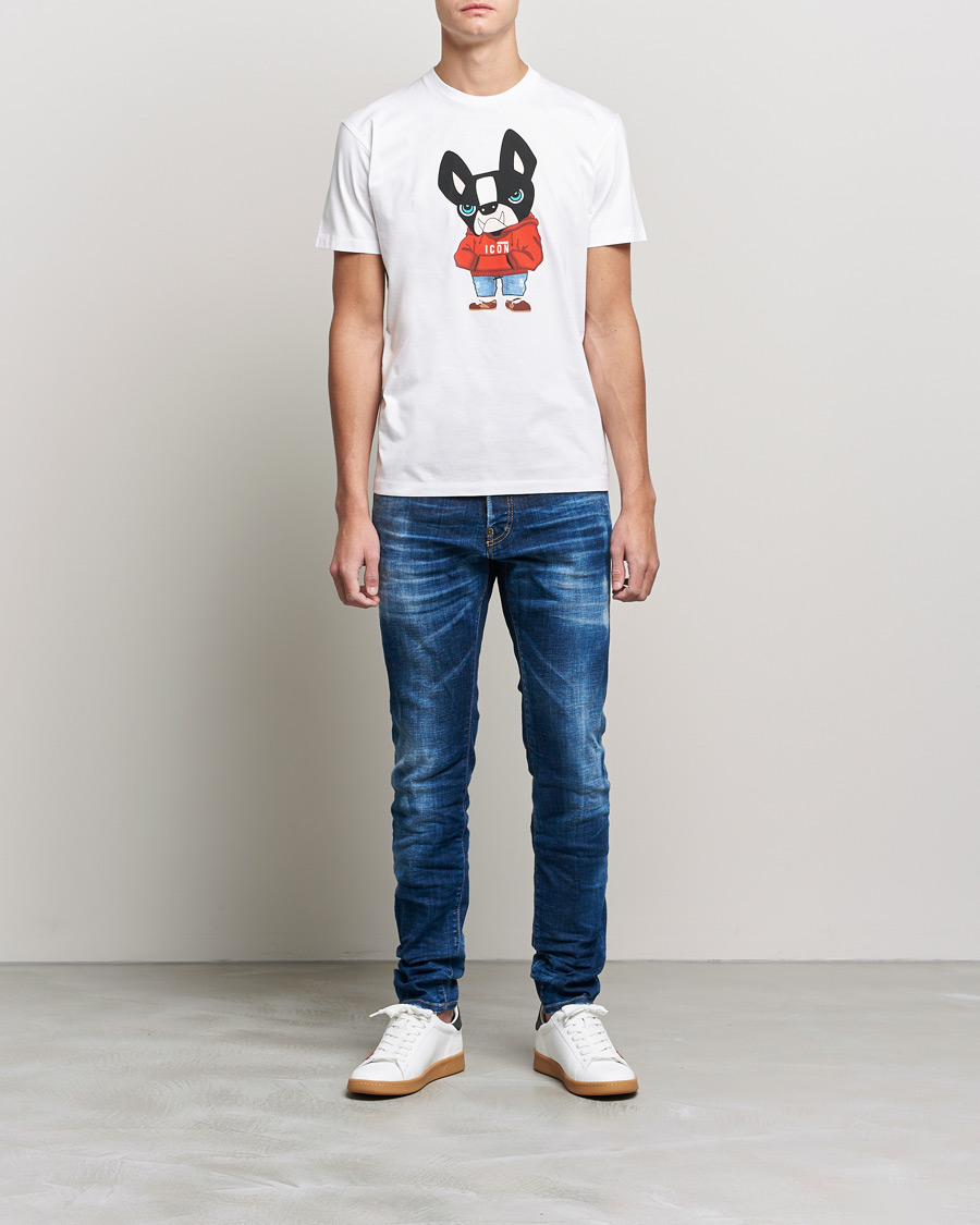 Hombres | Camisetas | Dsquared2 | Icon Ciro Tee White