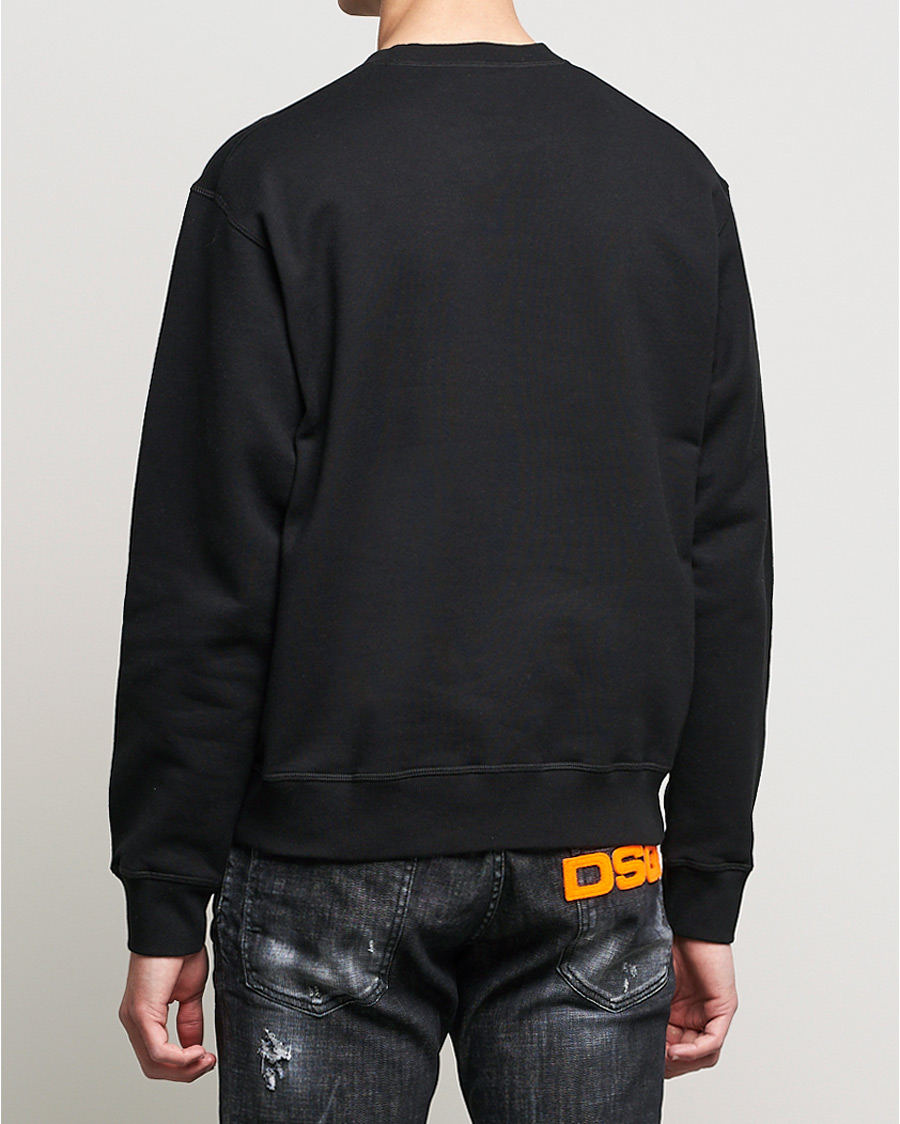 Hombres | Jerséis y prendas de punto | Dsquared2 | Icon Tonal Logo Sweatshirt Black