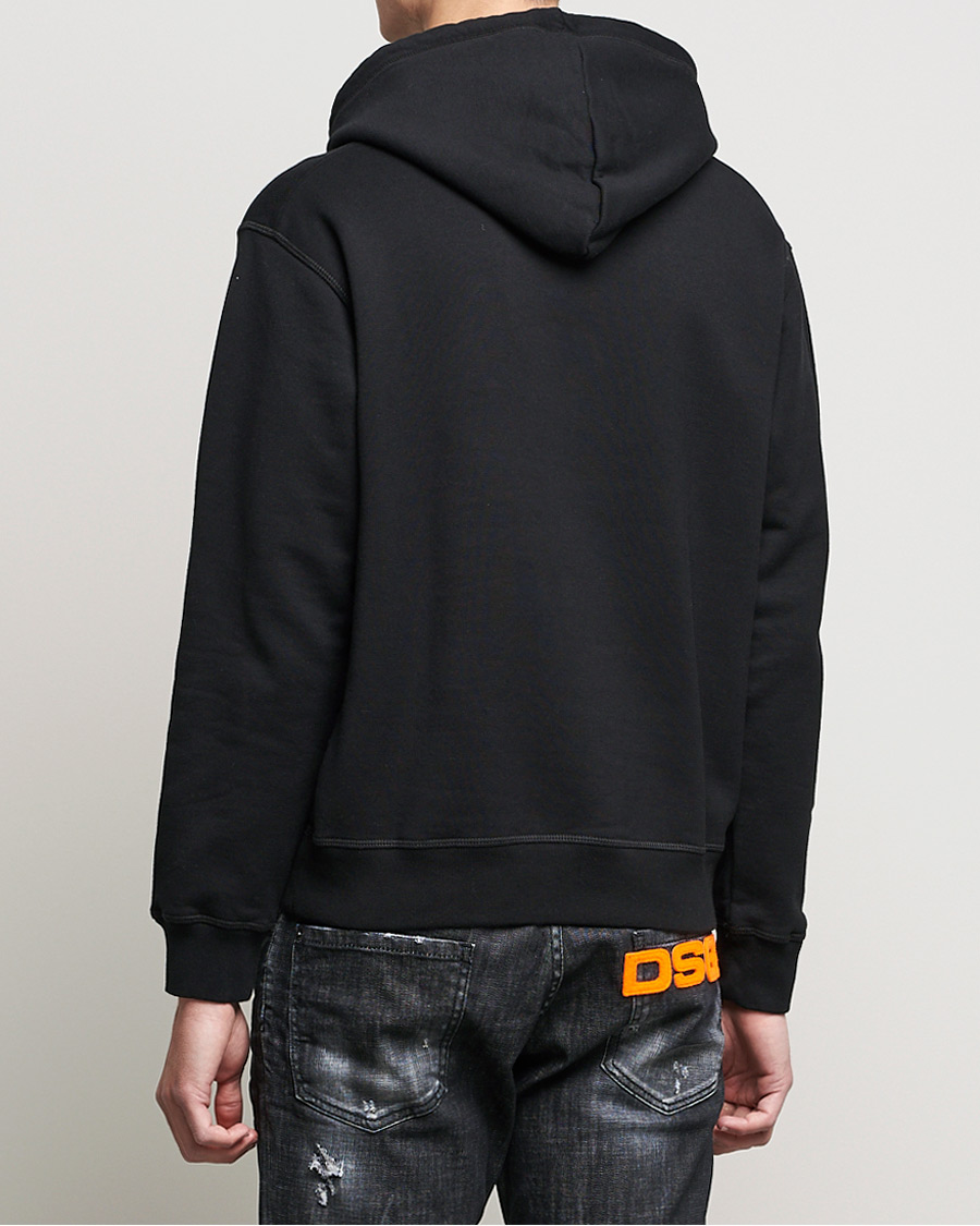 Hombres | Jerséis y prendas de punto | Dsquared2 | Icon small Logo Hoodie Black