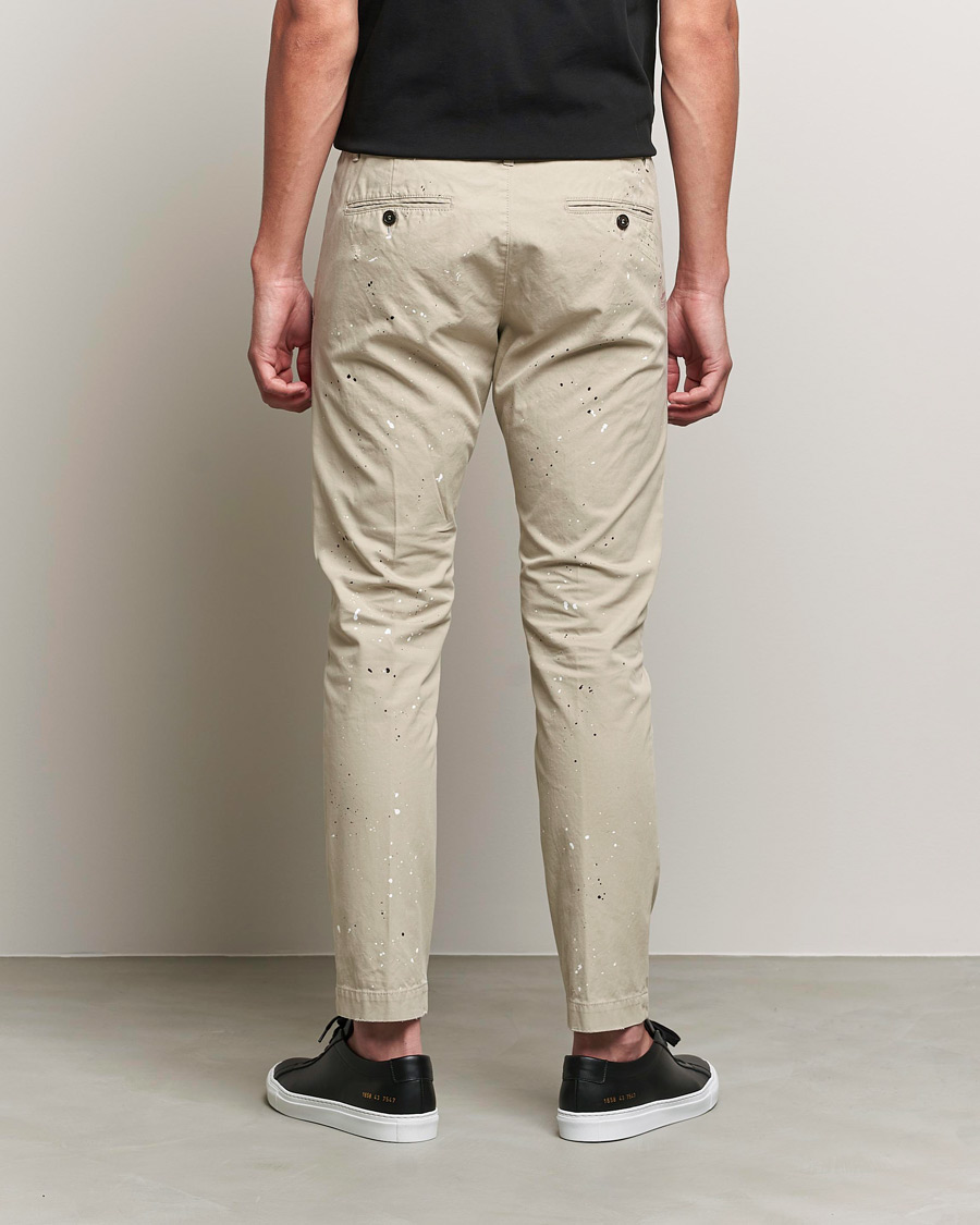 Hombres | Pantalones | Dsquared2 | Cool Guy Distressed Chinos Sand