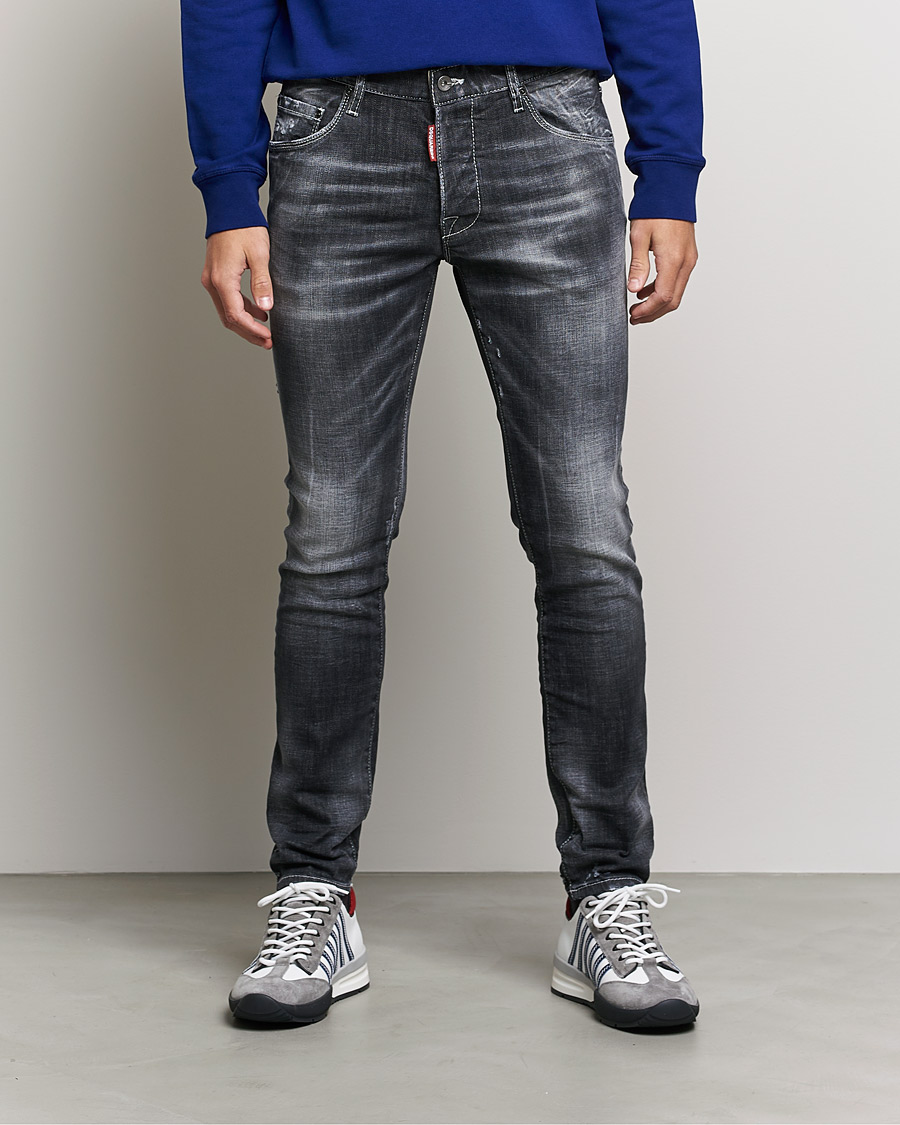 Hombres | Vaqueros | Dsquared2 | Skater Jeans Black Wash