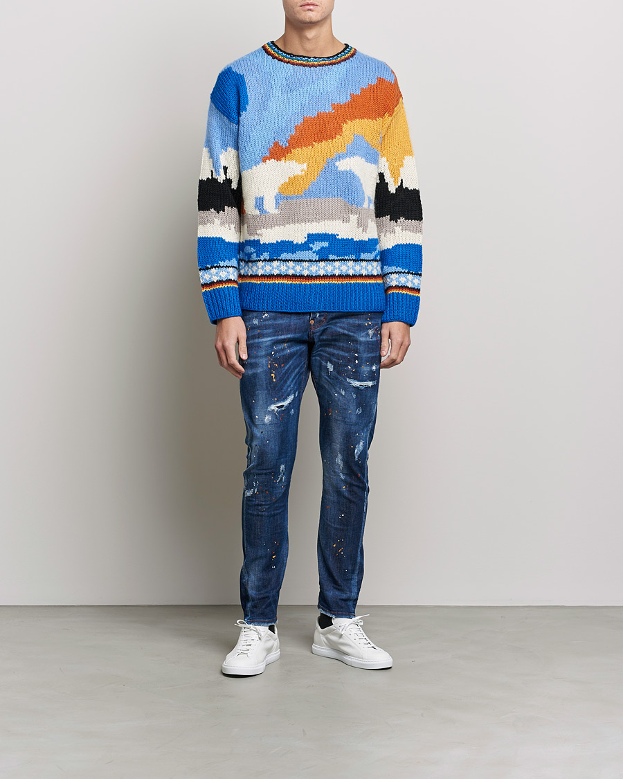 Hombres | Vaqueros | Dsquared2 | Sexy Twist Jeans Deep Blue Wash