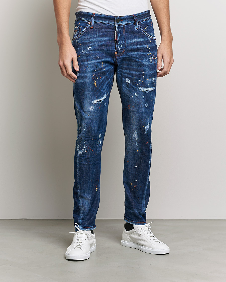 Hombres | Vaqueros | Dsquared2 | Sexy Twist Jeans Deep Blue Wash