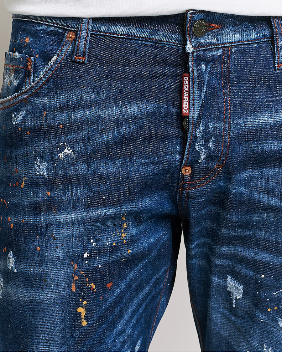 Hombres | Vaqueros | Dsquared2 | Sexy Twist Jeans Deep Blue Wash