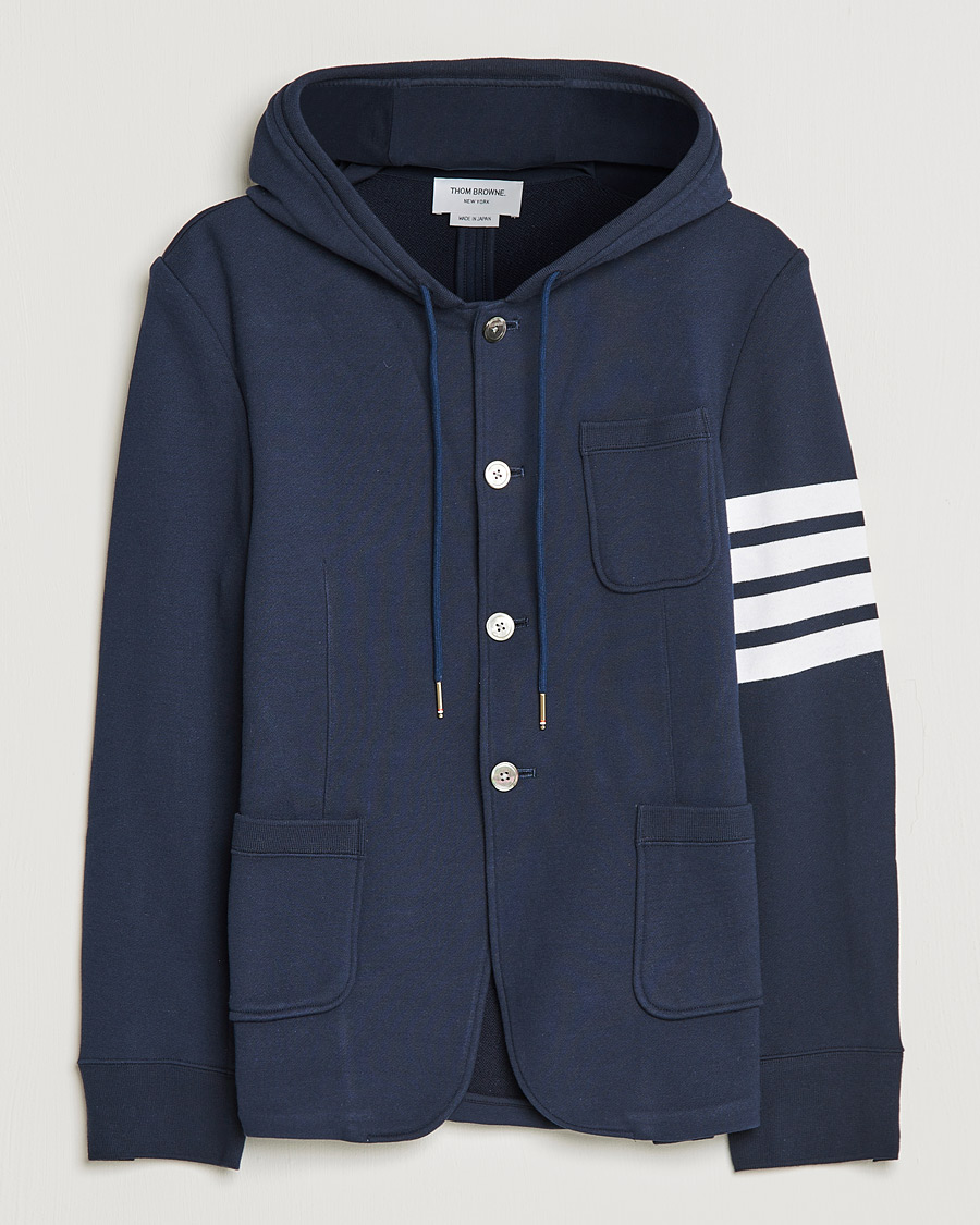Hombres | Blazers | Thom Browne | Hooded Sport Coat Navy