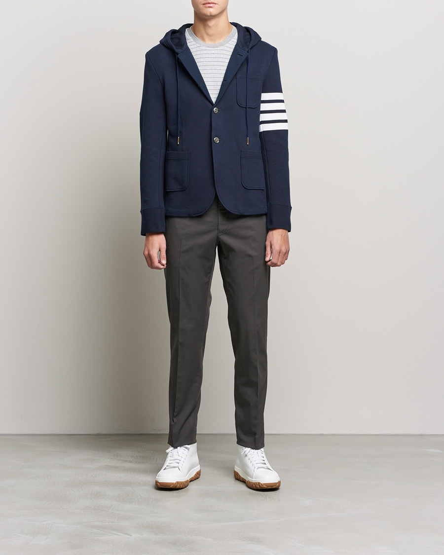 Hombres | Blazers | Thom Browne | Hooded Sport Coat Navy