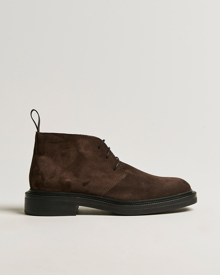 Hombres | GANT Fairwyn Suede Chukka Boot Dark Brown | GANT | Fairwyn Suede Chukka Boot Dark Brown