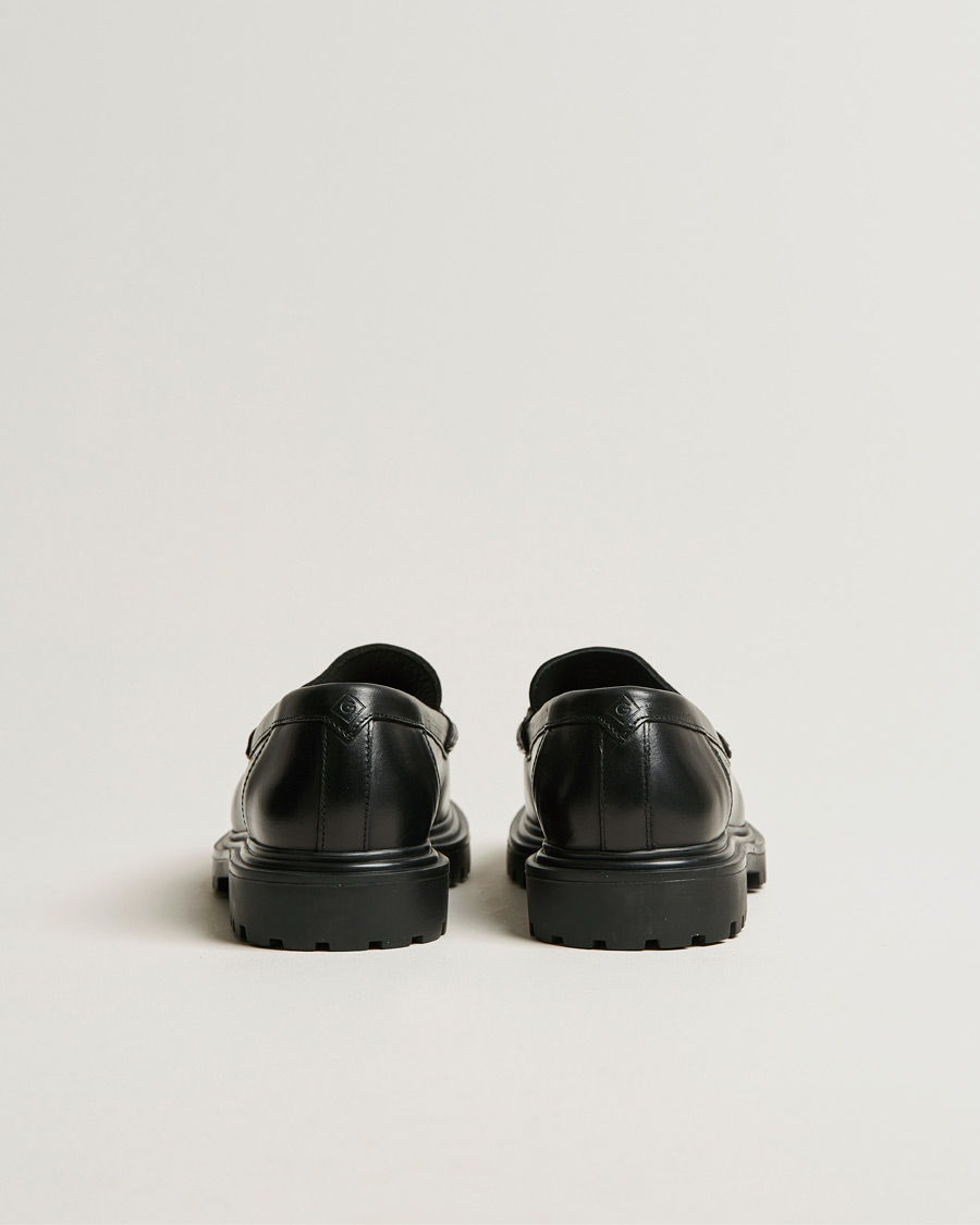 Hombres | GANT Jackmote Leather Horsebit Loafer Black | GANT | Jackmote Leather Horsebit Loafer Black