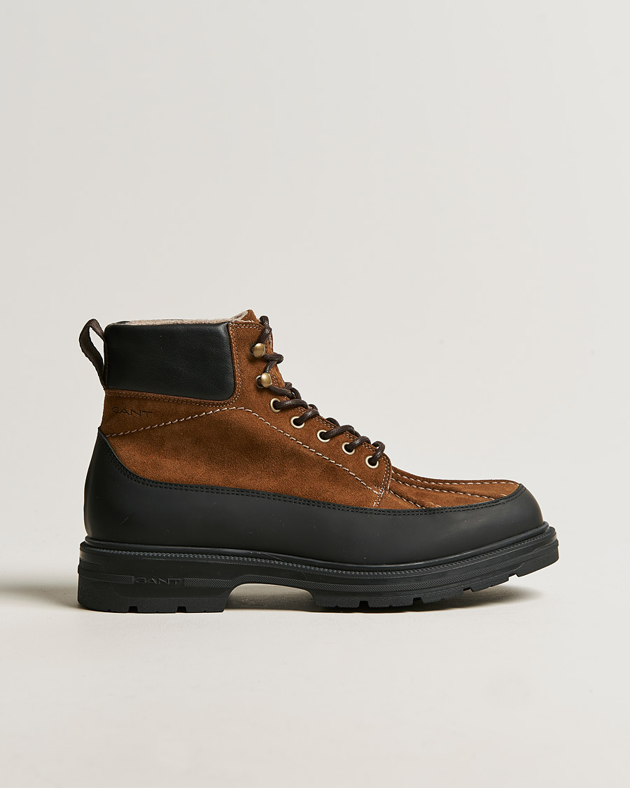 Hombres | GANT Gretty Waterproof Mid Lace Boot Tobacco Brown | GANT | Gretty Waterproof Mid Lace Boot Tobacco Brown