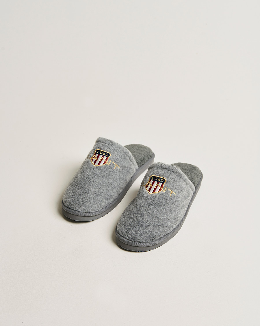 Hombres | GANT Tamaware Terry Slippers Grey | Gant | Tamaware Terry Slippers Grey