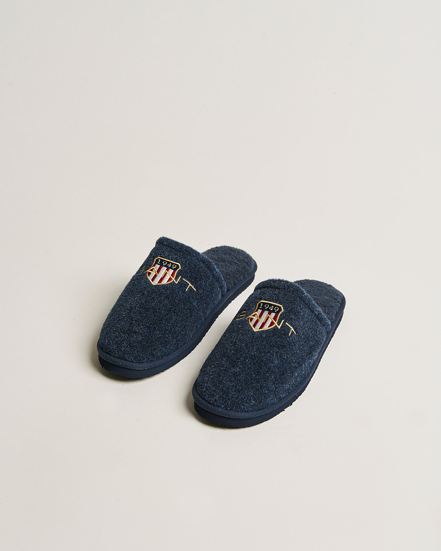 Hombres | GANT Tamaware Terry Slippers Marine | GANT | Tamaware Terry Slippers Marine