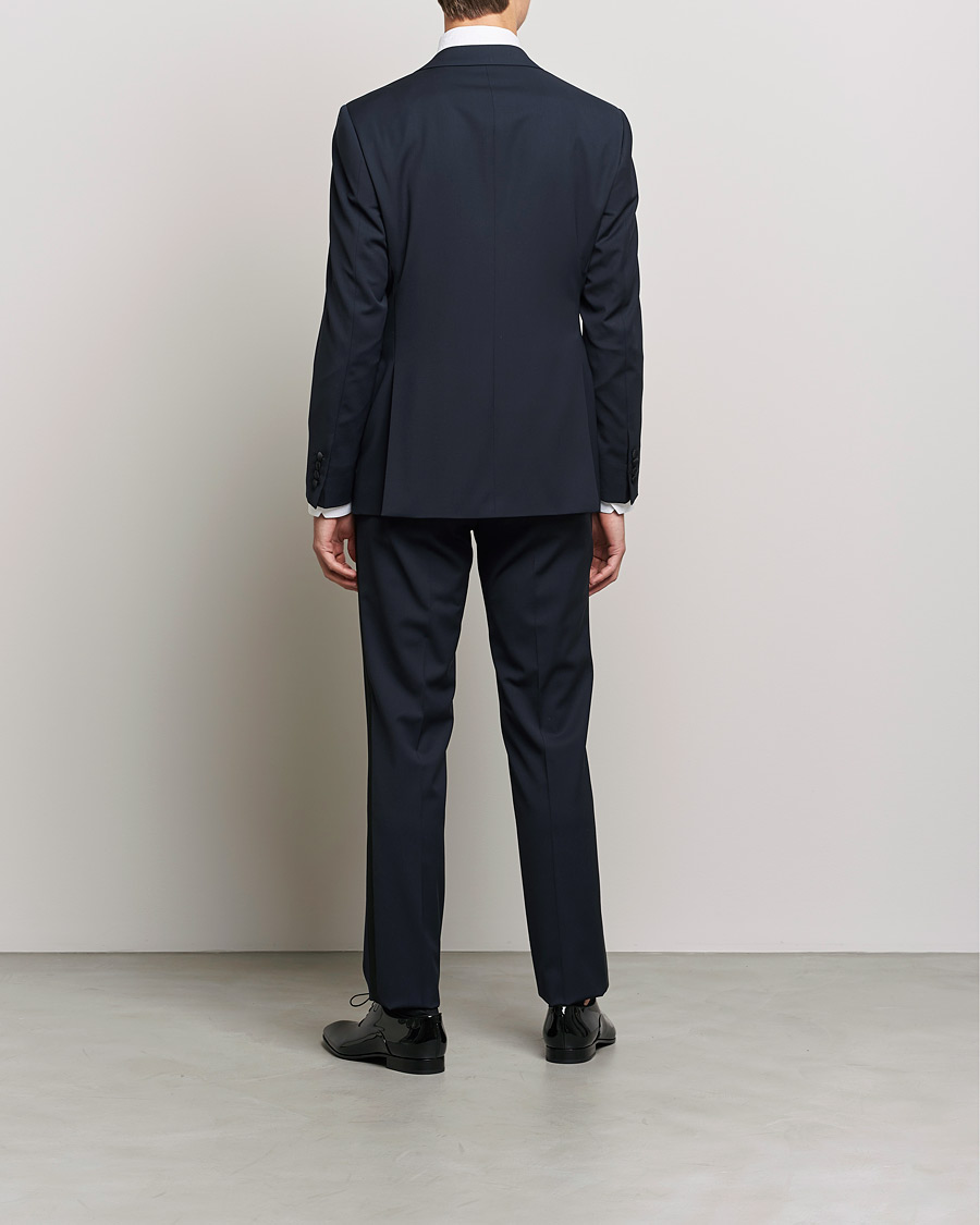 Hombres | Trajes | Giorgio Armani | Peak Lapel Smoking Navy