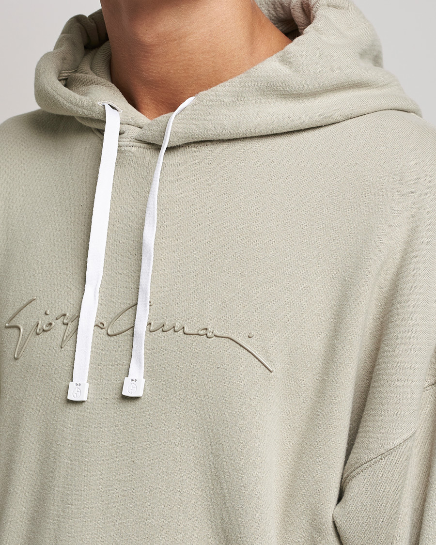 Hombres | Jerséis y prendas de punto | Giorgio Armani | Heavy Cotton Hoodie Beige