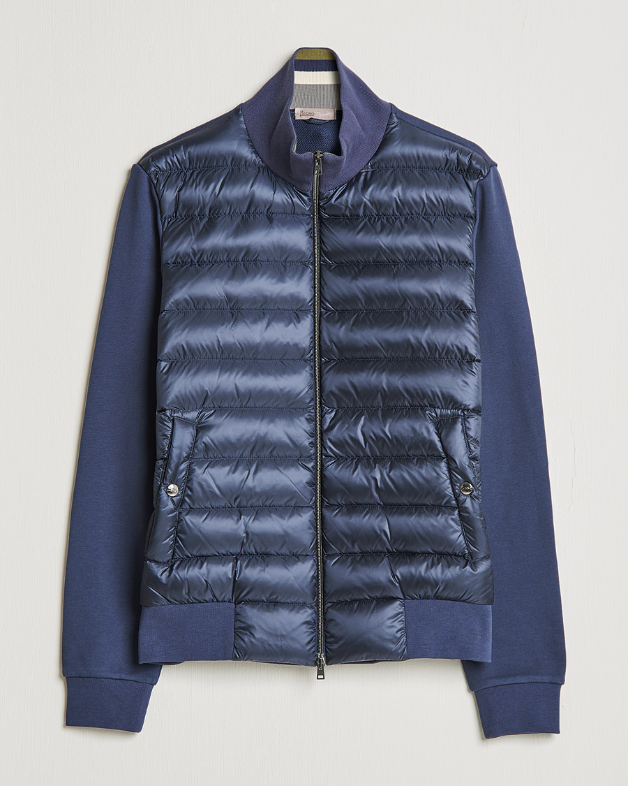 Hombres | Abrigos y chaquetas | Herno | Jersey Hybrid Jacket Navy