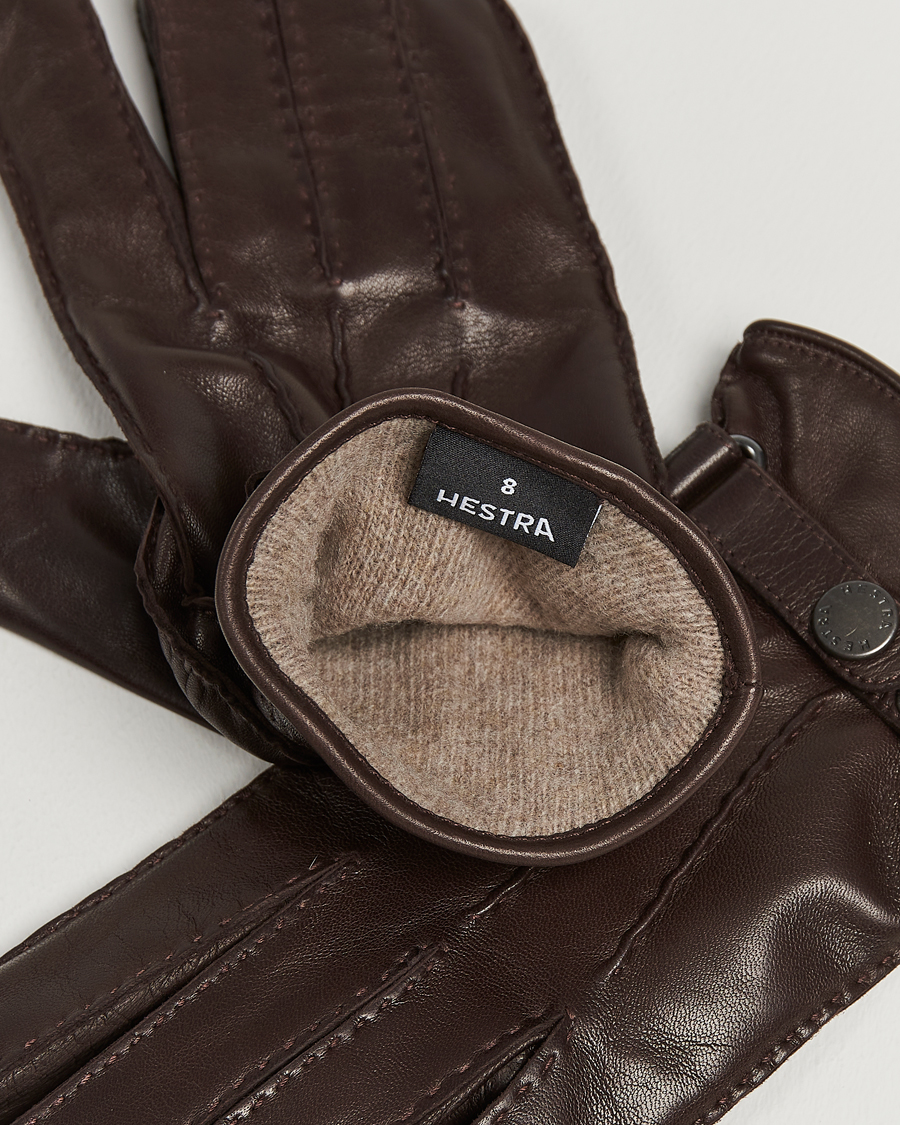 Hombres | Guantes | Hestra | Jake Wool Lined Buckle Glove Espresso