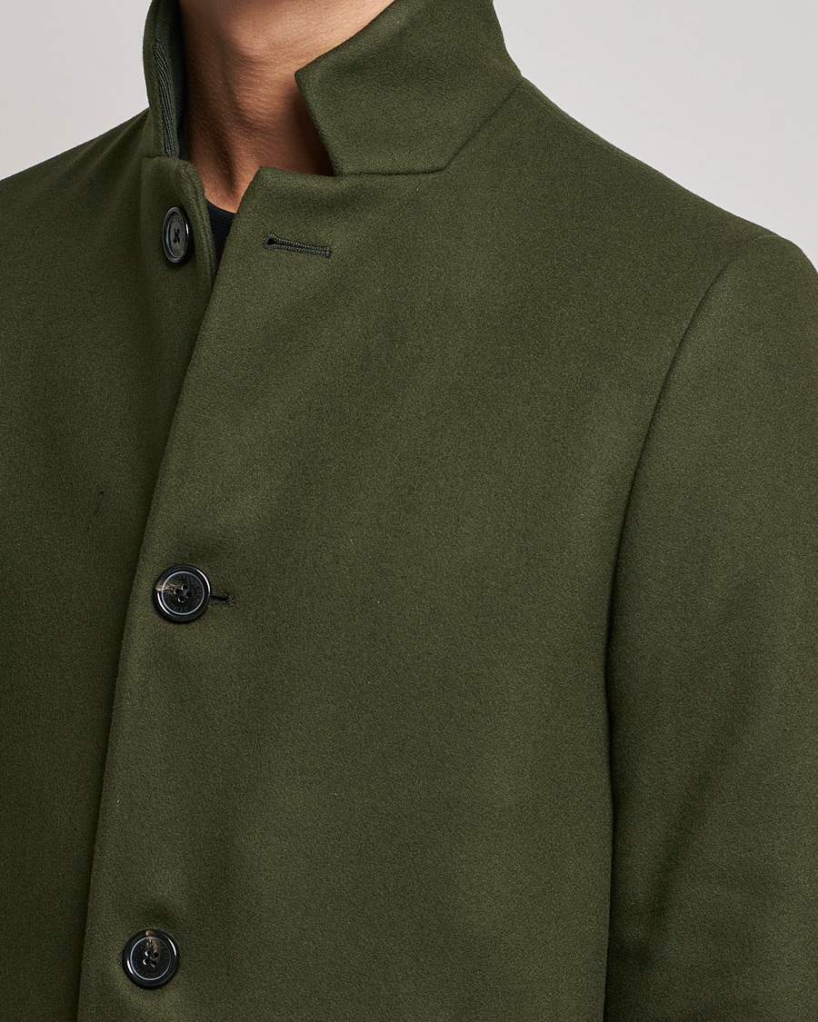 Hombres | Abrigos y chaquetas | J.Lindeberg | Holger 2.0 Melton Coat Forest Green