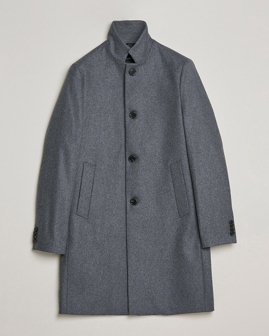 Hombres | Abrigos y chaquetas | J.Lindeberg | Holger 2.0 Melton Coat Volcanic Ash