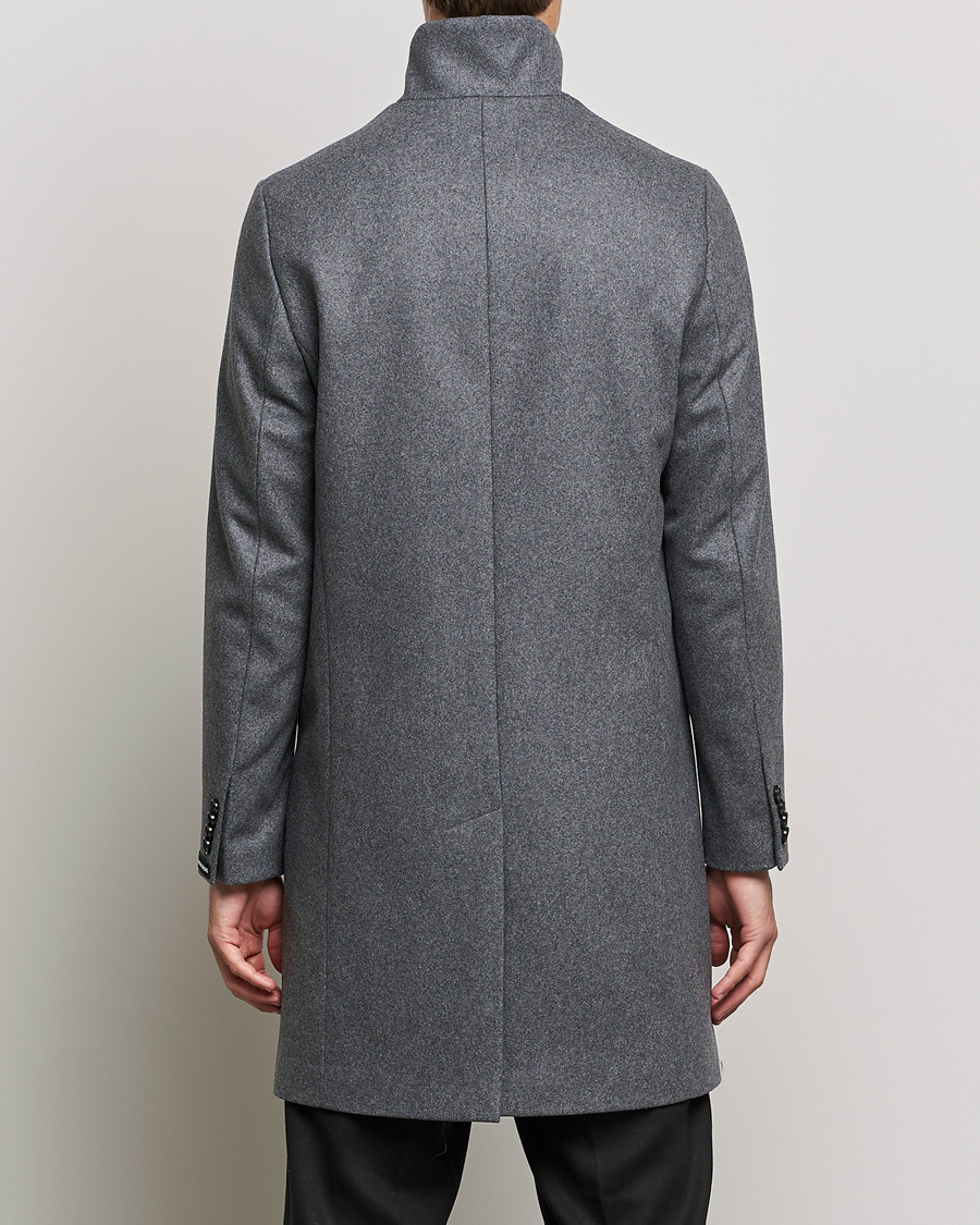 Hombres | Abrigos y chaquetas | J.Lindeberg | Holger 2.0 Melton Coat Volcanic Ash