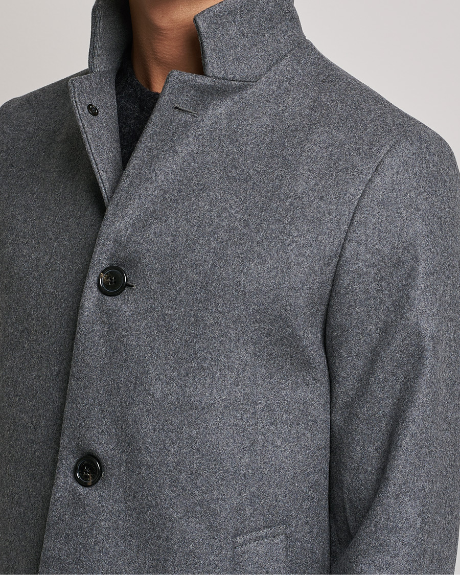 Hombres | Abrigos y chaquetas | J.Lindeberg | Holger 2.0 Melton Coat Volcanic Ash