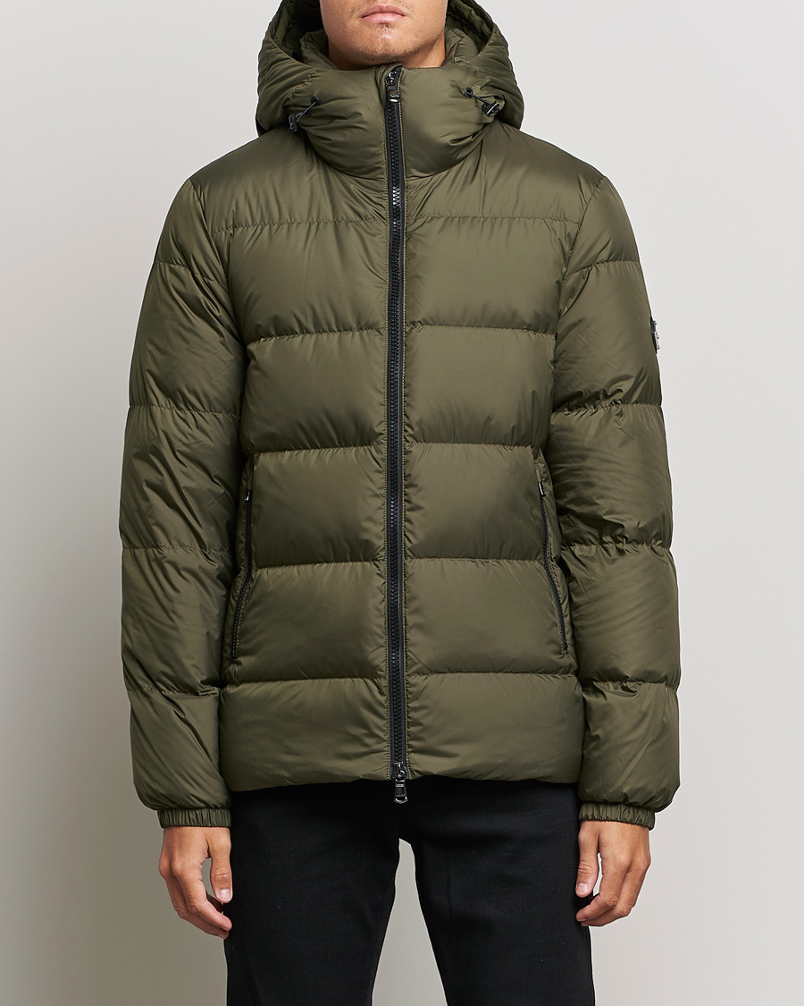 Hombres | Abrigos y chaquetas | J.Lindeberg | Barrel Down Jacket Forest Green