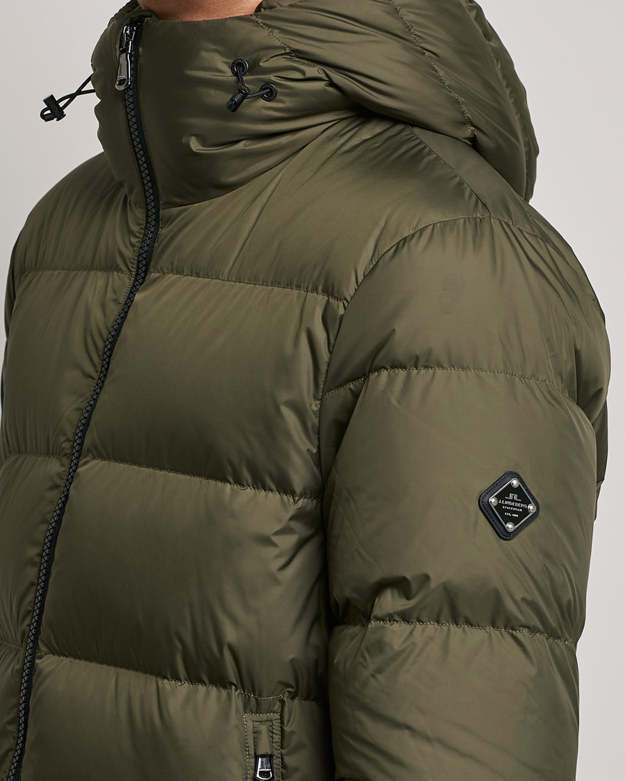 Hombres | Abrigos y chaquetas | J.Lindeberg | Barrel Down Jacket Forest Green