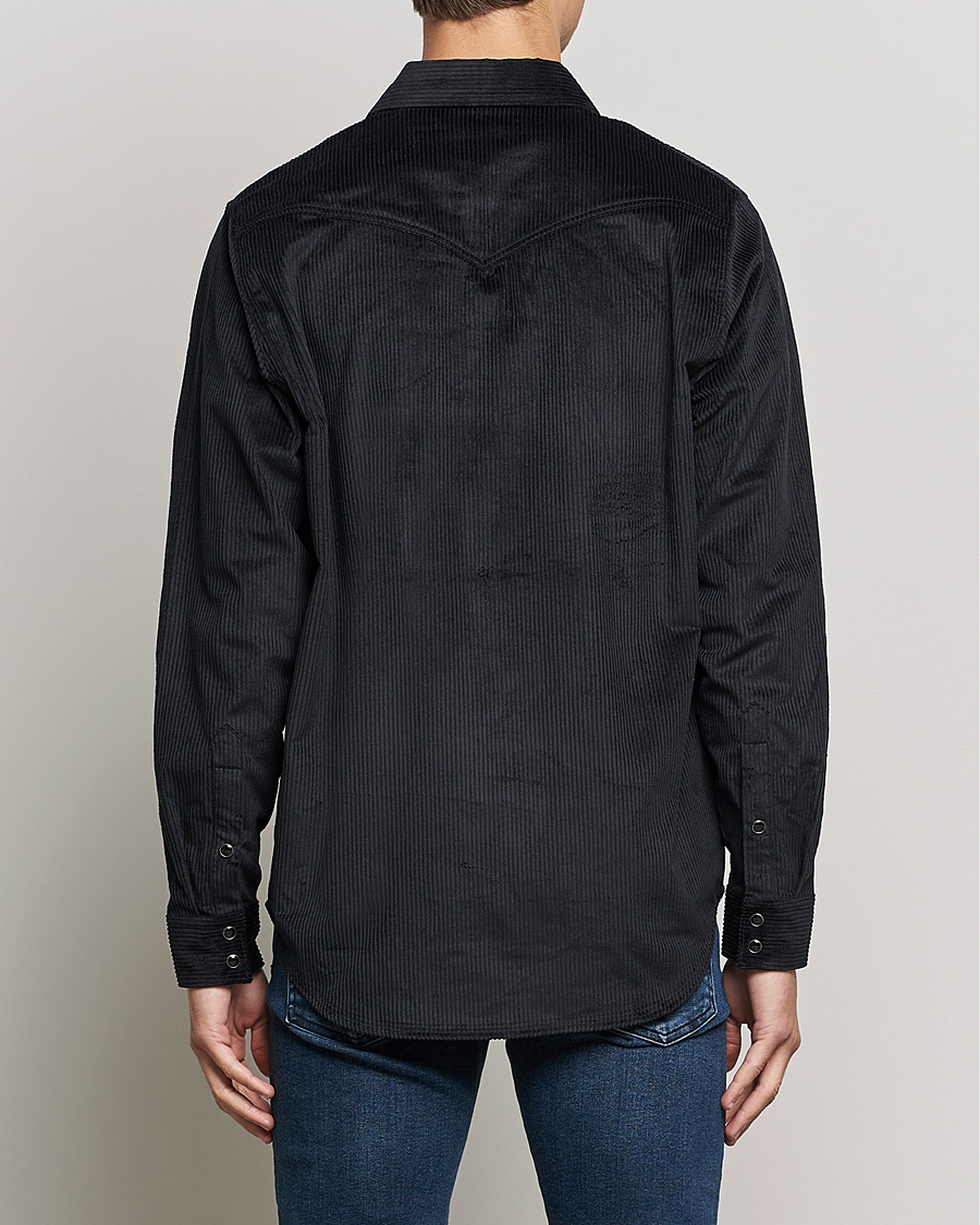 Hombres | Camisas | J.Lindeberg | Tarp Cord Western Overshirt Black