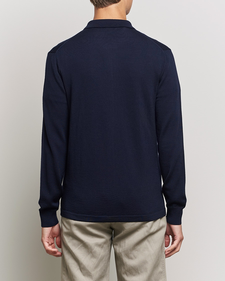 Hombres | Jerséis y prendas de punto | J.Lindeberg | Nyle True Merino Zip Cardigan Navy