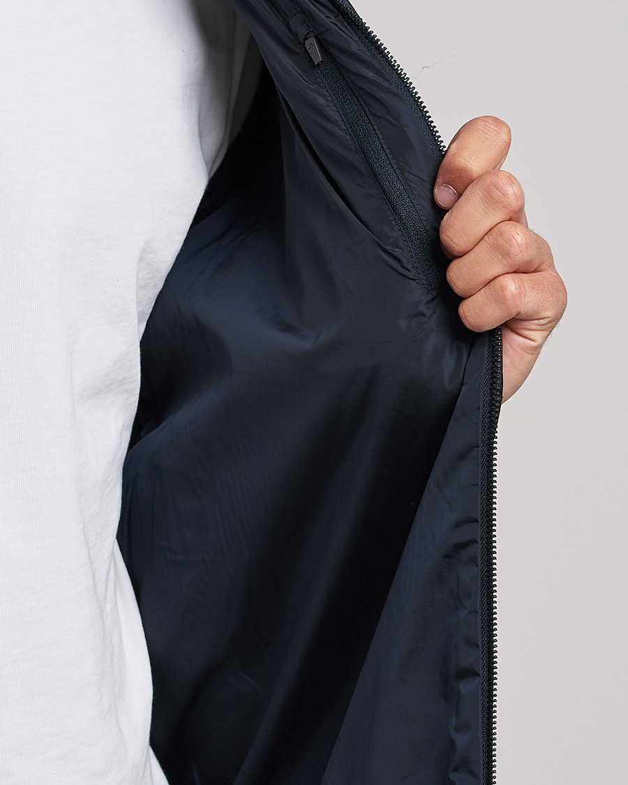 Hombres | Jerséis y prendas de punto | J.Lindeberg | Beck Knitted Hybrid Jacket Navy