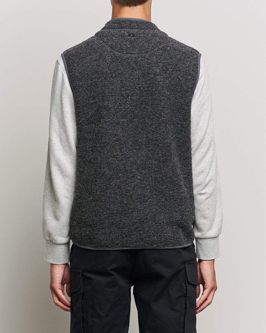 Hombres | Jerséis y prendas de punto | J.Lindeberg | Duncan Wool Fleece Vest Grey Melange