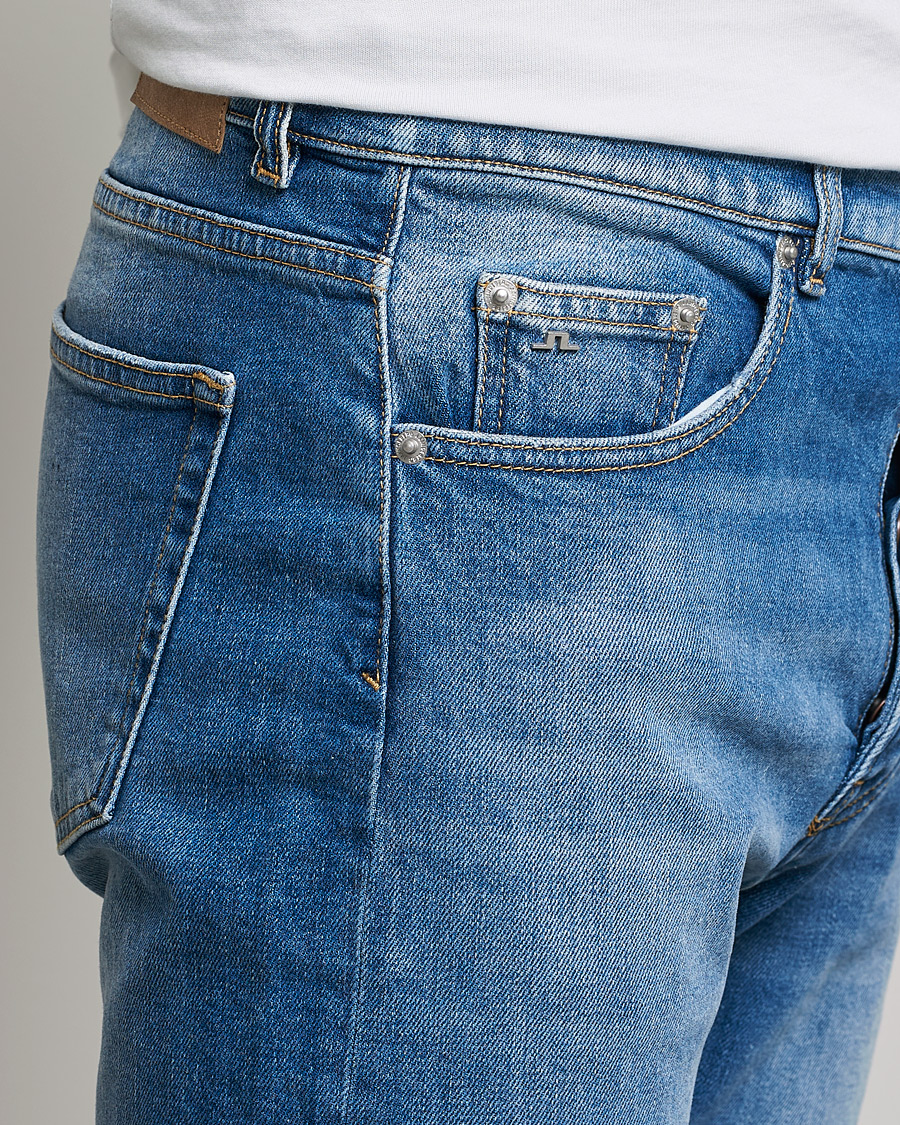 Hombres | Vaqueros | J.Lindeberg | Cody Vintage Wash Jeans Light Blue