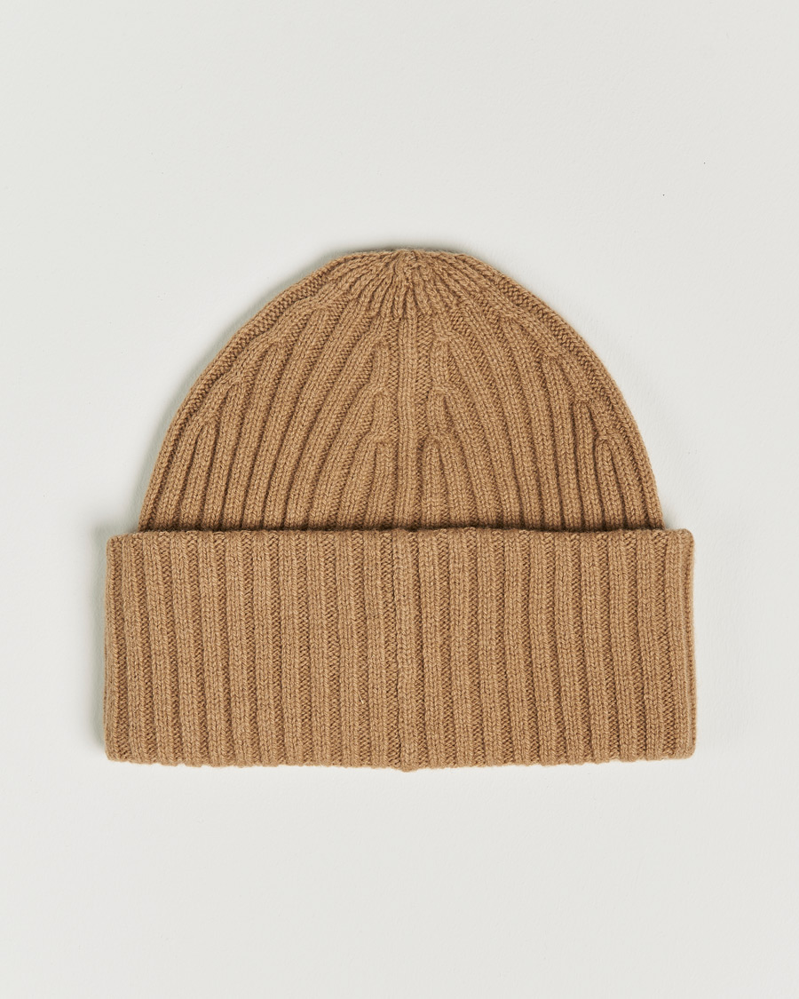 Hombres | J.Lindeberg Jive Wool Beanie Tiger Brown | J.Lindeberg | Jive Wool Beanie Tiger Brown