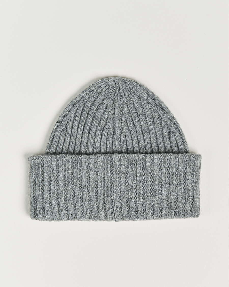 Hombres | J.Lindeberg Jive Wool Beanie Grey Melange | J.Lindeberg | Jive Wool Beanie Grey Melange