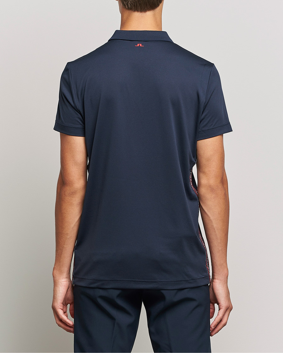 Hombres | Polos | J.Lindeberg | Diamond Regular Fit Polo Navy