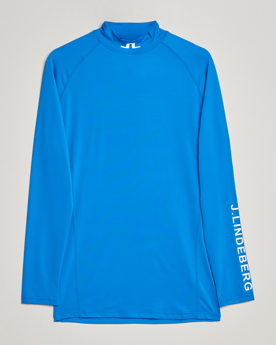 Hombres | Camisetas | J.Lindeberg | Aello Soft Compression T-Shirt Directoire Blue