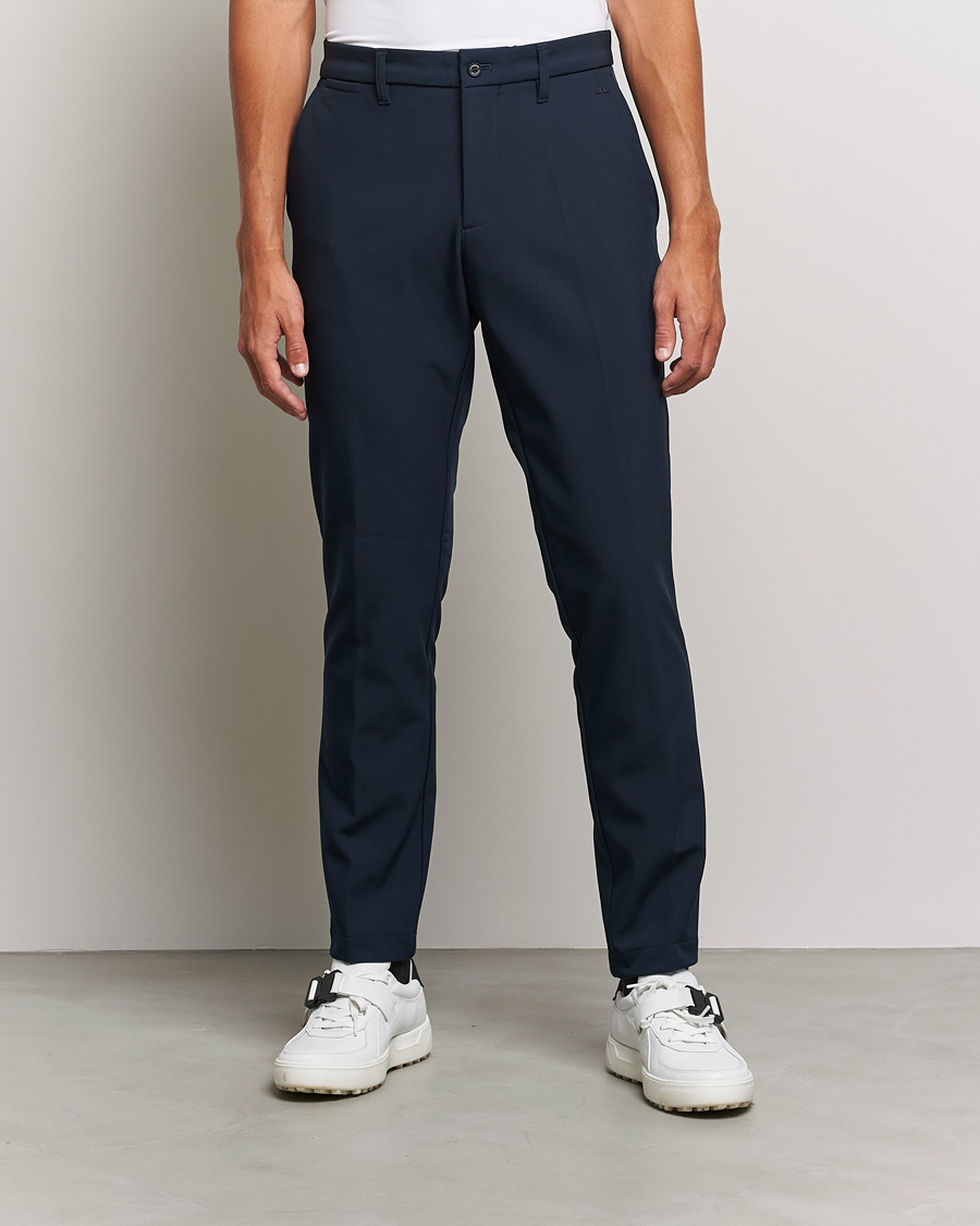 Hombres | Pantalones | J.Lindeberg | Ellot Bonded Fleece Pants Navy