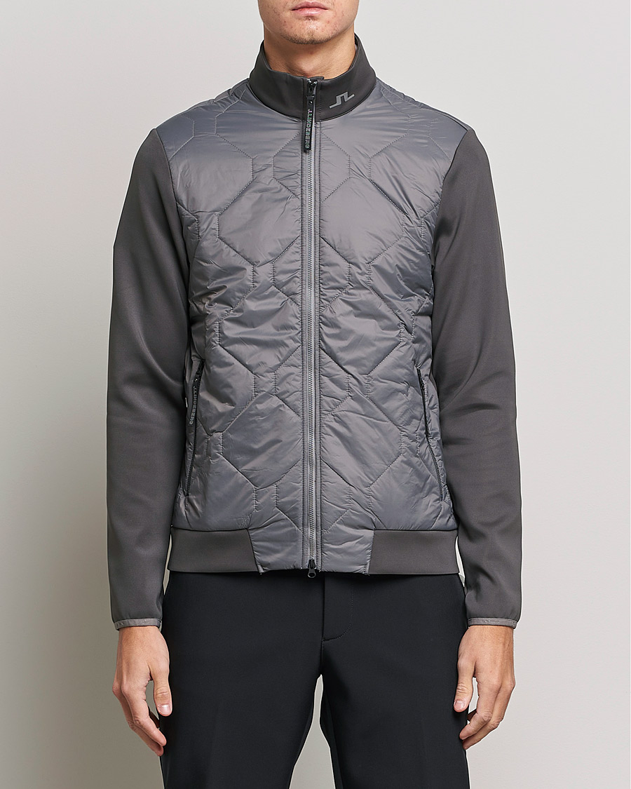Hombres | Abrigos y chaquetas | J.Lindeberg | Quilted Hybrid Jacket Gargoyle