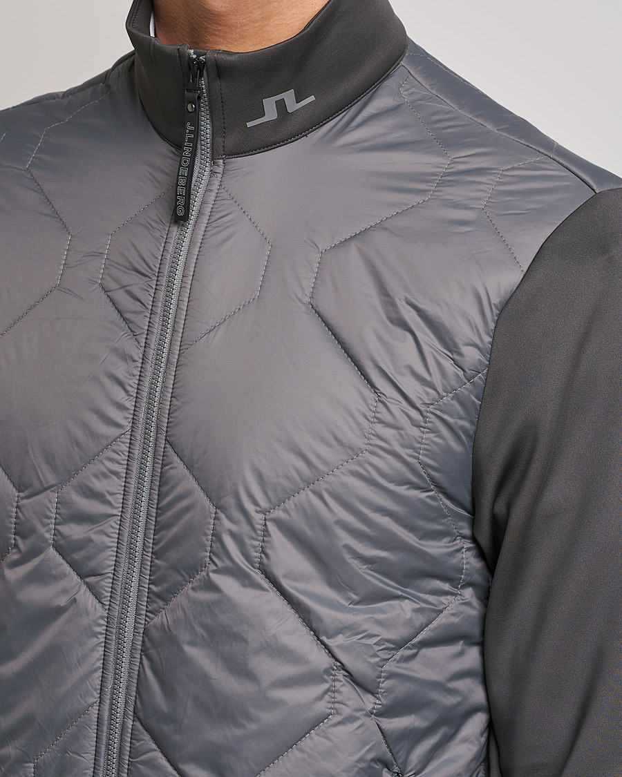 Hombres | Abrigos y chaquetas | J.Lindeberg | Quilted Hybrid Jacket Gargoyle