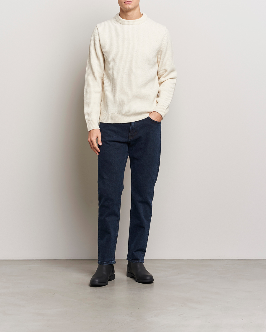 Hombres | Pantalones | Jeanerica | TM005 Tapered Jeans Blue Black