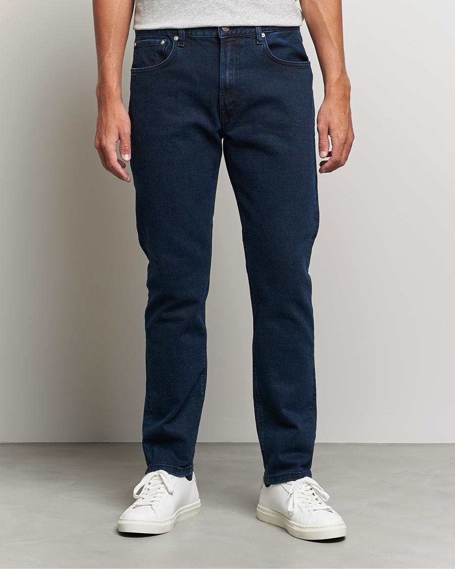 Hombres |  | Jeanerica | TM005 Tapered Jeans Blue Black