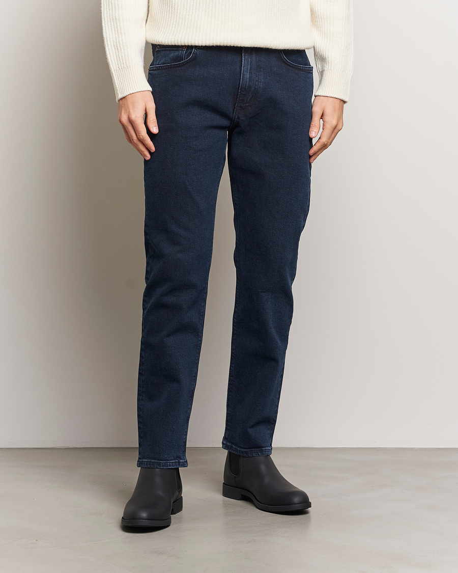 Hombres | Pantalones | Jeanerica | TM005 Tapered Jeans Blue Black