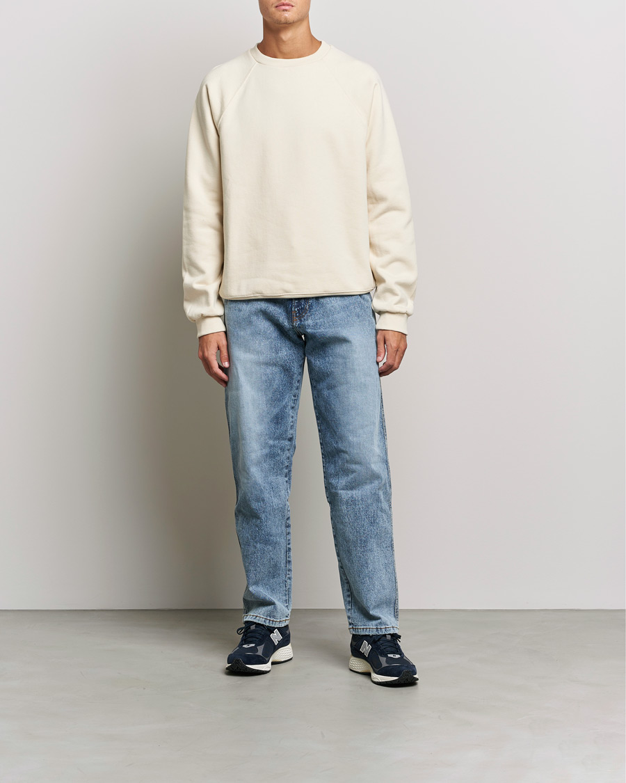 Hombres | Jerséis y prendas de punto | Jeanerica | Arc Raglan Sweater Shortbread Beige