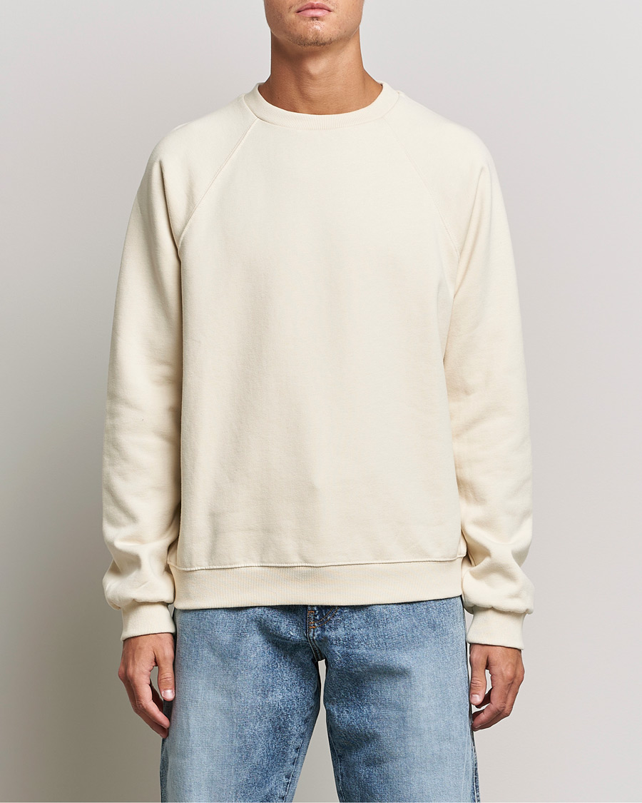 Hombres | Jerséis y prendas de punto | Jeanerica | Arc Raglan Sweater Shortbread Beige