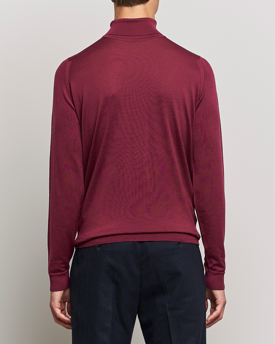 Hombres | Jerséis y prendas de punto | John Smedley | Cherwell Extra Fine Merino Rollneck Bordeaux