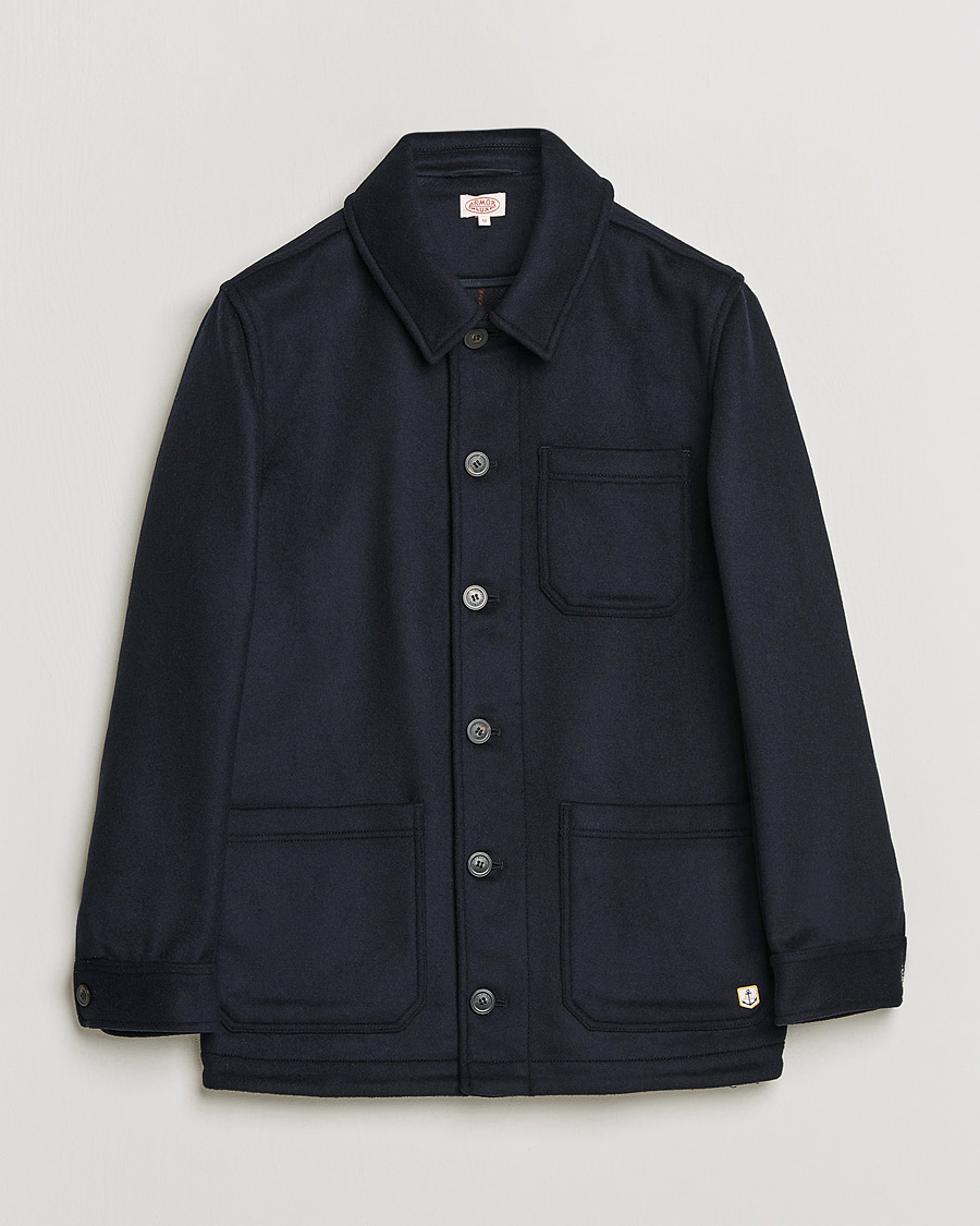 Hombres | Abrigos y chaquetas | Armor-lux | Veste Heriagte Wool Jacket Navy