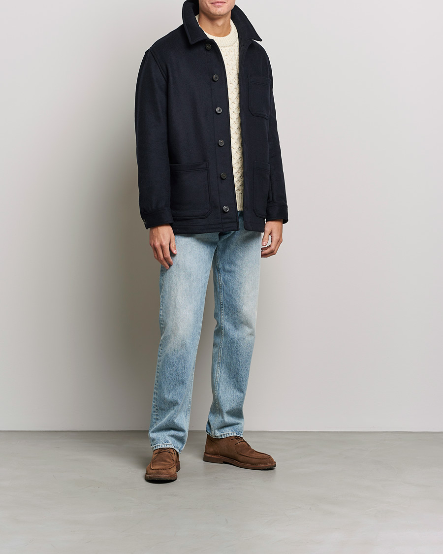 Hombres | Abrigos y chaquetas | Armor-lux | Veste Heriagte Wool Jacket Navy